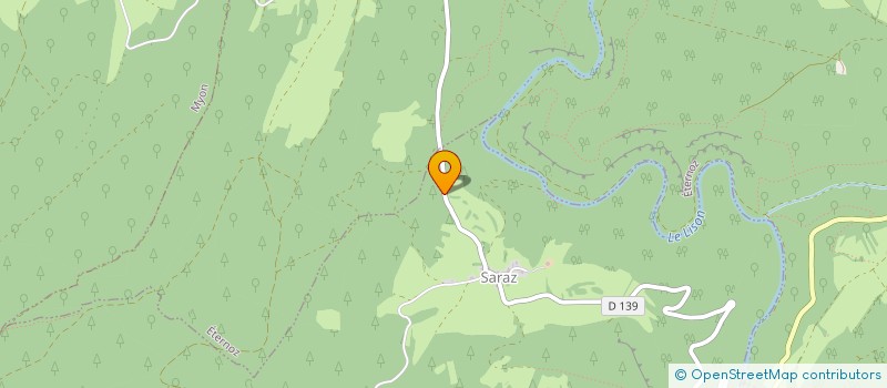 localisation de l'entreprise AJ BOIS  SARAZ