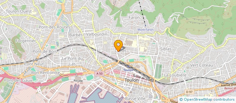 localisation de l'entreprise AJ BTP PROVENCE  TOULON