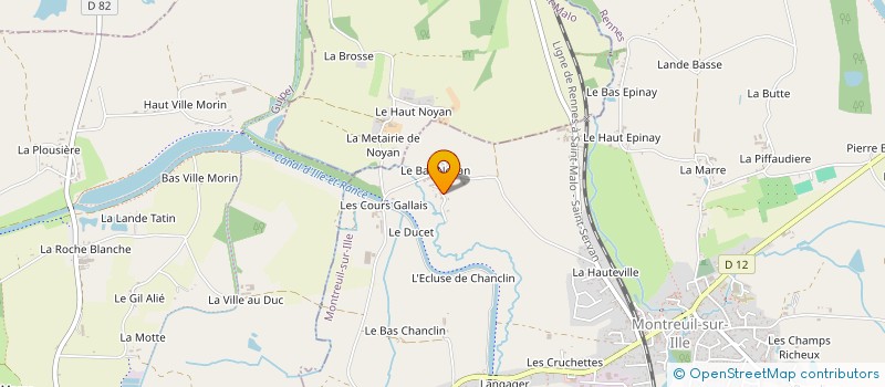 localisation de l'entreprise AJ.C à MONTREUIL-SUR-ILLE