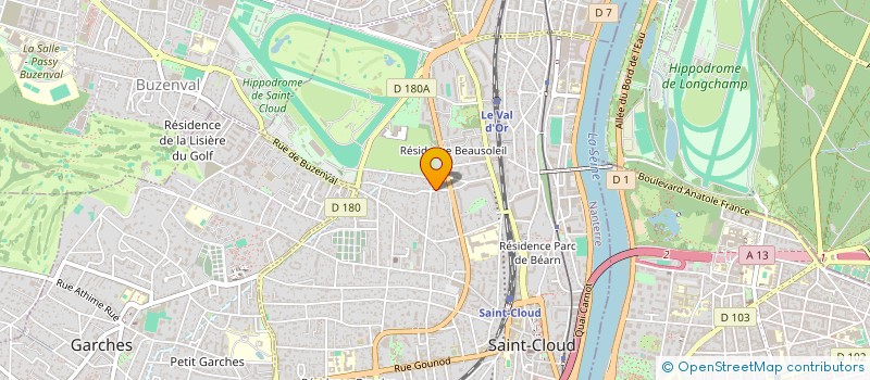 localisation de l'entreprise AJ&C FRANCE SERVICES à SAINT-CLOUD