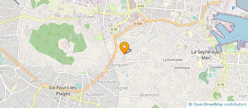 localisation de l'entreprise AJ CLIM à LA SEYNE-SUR-MER