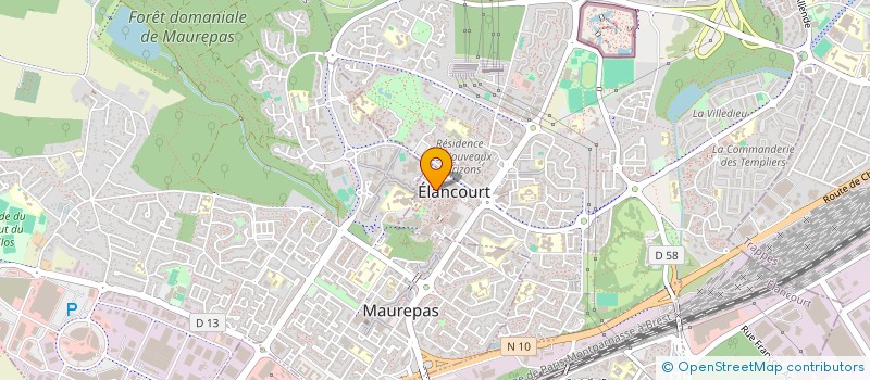 localisation de l'entreprise AJ COMING  ELANCOURT