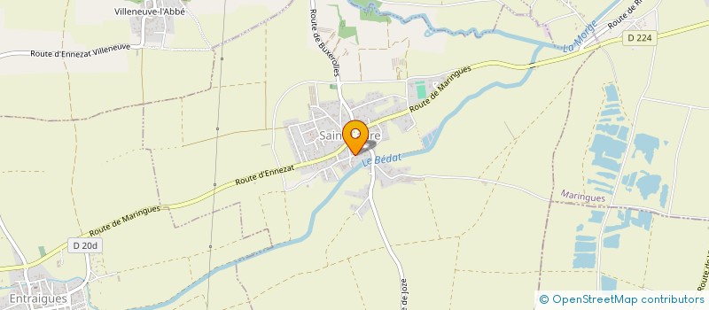 localisation de l'entreprise AJ COMMUNICATION SARL EMBALCOM63  SAINT-LAURE