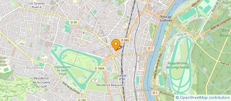 localisation de l'entreprise AJ COMPANY à SURESNES