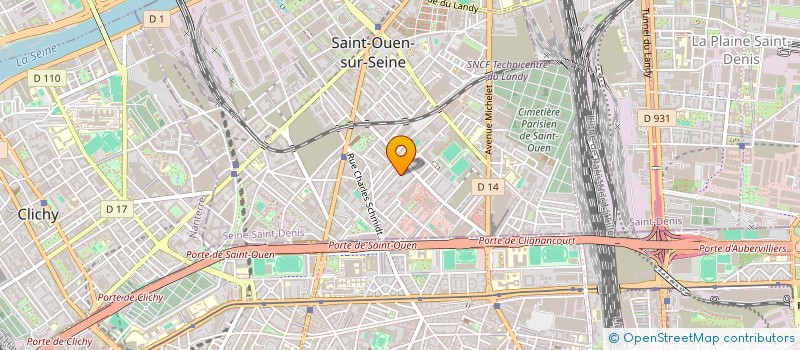 localisation de l'entreprise AJ CONCEPT MENUISERIE ET DESIGN à SAINT-OUEN-SUR-SEINE