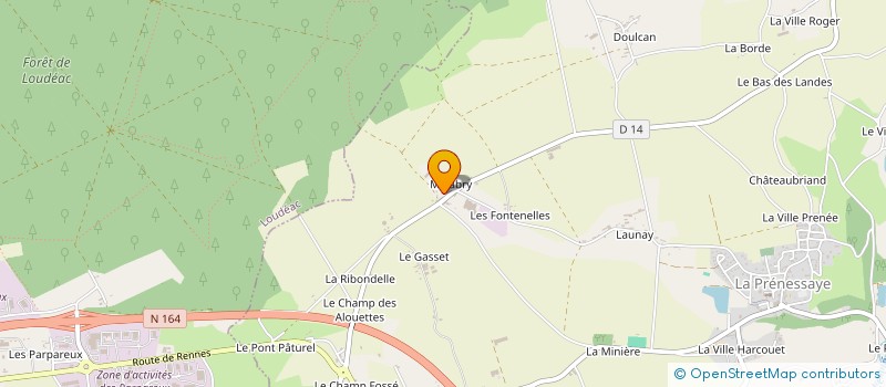 localisation de l'entreprise AJ CONSEIL  LA PRENESSAYE