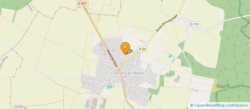 localisation de l'entreprise AJ CONSEIL  CHAILLY-EN-BIERE