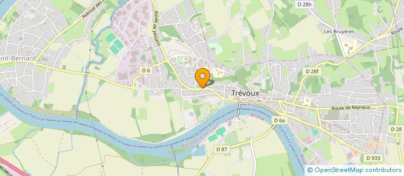 localisation de l'entreprise AJ CONSEIL à TREVOUX