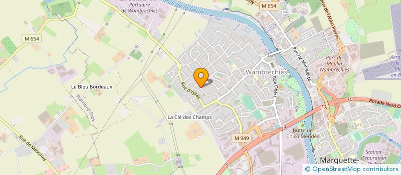 localisation de l'entreprise AJ CONSEIL & TRANSITION à WAMBRECHIES