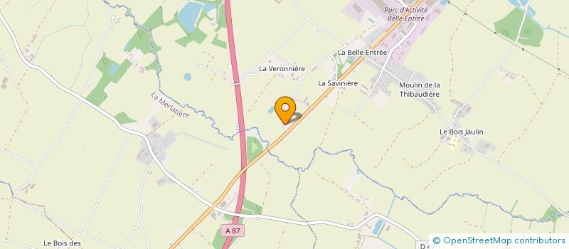 localisation de l'entreprise AJ DEBOSSELAGE à ESSARTS-EN-BOCAGE
