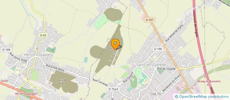 localisation de l'entreprise AJ DECO  SAINS-EN-GOHELLE