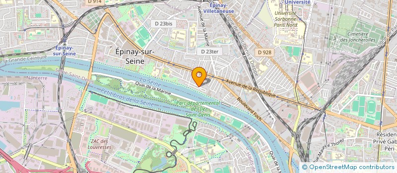 localisation de l'entreprise AJ DESIGN à EPINAY-SUR-SEINE