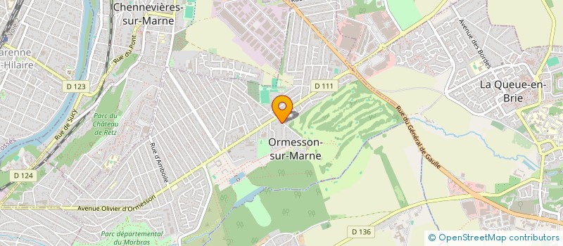 localisation de l'entreprise AJ DILES à ORMESSON-SUR-MARNE