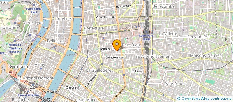 localisation de l'entreprise AJ DISTRIBUTION à LYON