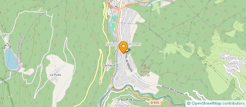 localisation de l'entreprise AJ ELEC  SALINS-FONTAINE