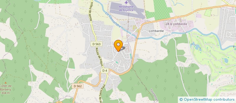localisation de l'entreprise AJ ELEC à FAYENCE