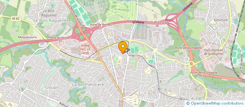 localisation de l'entreprise AJ ENERGY à NANTES