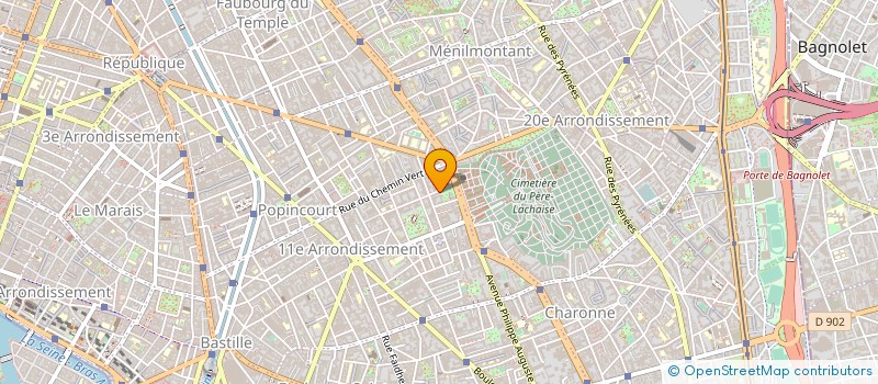 localisation de l'entreprise AJ ENTERTAINMENT PRODUCTIONS  PARIS