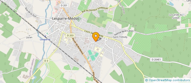 localisation de l'entreprise AJ ENTRETIEN PISCINES  LESPARRE-MEDOC