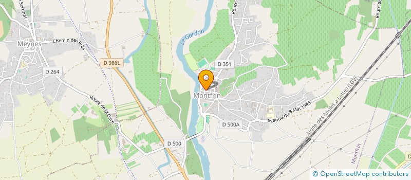 localisation de l'entreprise AJ FACADE 30  MONTFRIN