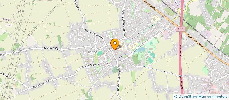 localisation de l'entreprise AJ FOOD à INGRE