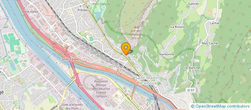 localisation de l'entreprise AJ HEALTHCARE INVEST SAS à GRENOBLE