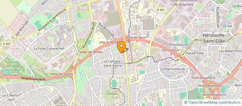 localisation de l'entreprise AJ'ILE à CAEN