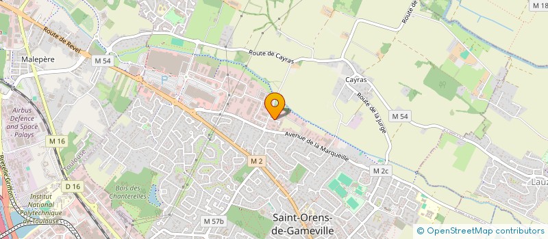 localisation de l'entreprise AJ IMMO 1  SAINT-ORENS-DE-GAMEVILLE