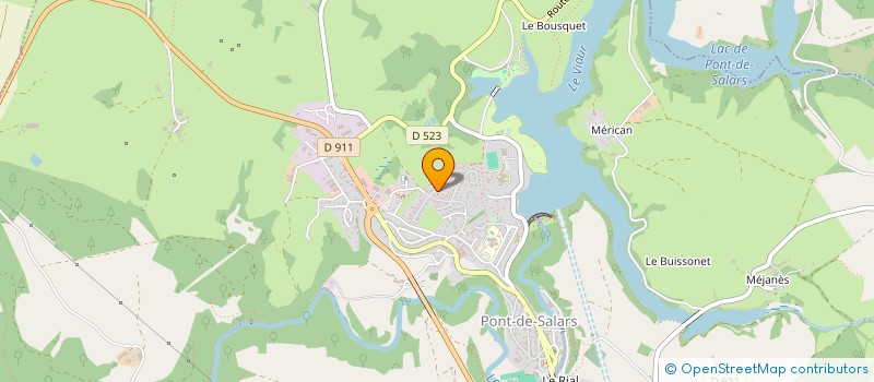 localisation de l'entreprise AJ-IMMO 12  PONT-DE-SALARS