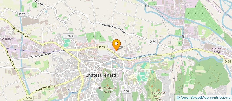 localisation de l'entreprise AJ IMMO à CHATEAURENARD