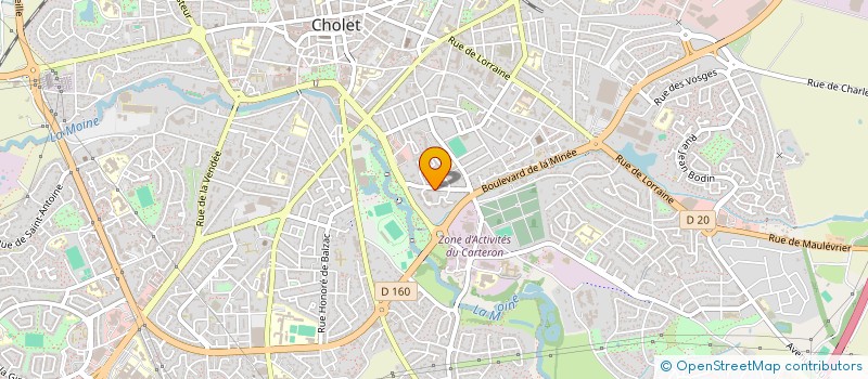 localisation de l'entreprise AJ IMMO à CHOLET