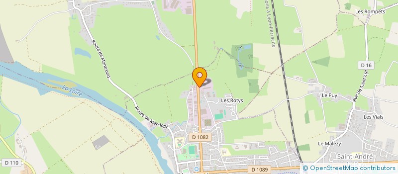 localisation de l'entreprise AJ IMMO  MONTROND-LES-BAINS