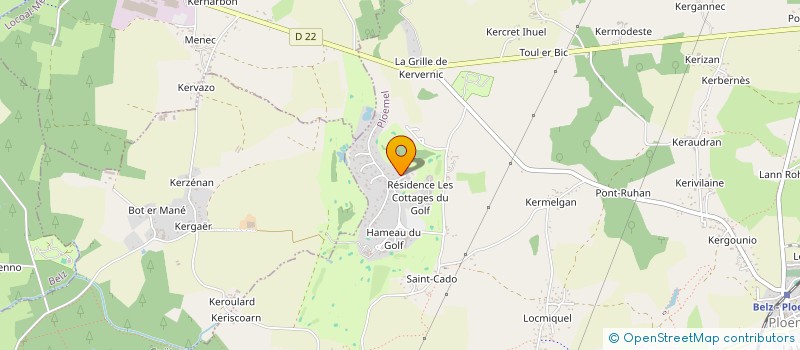 localisation de l'entreprise AJ IMMO  PLOEMEL