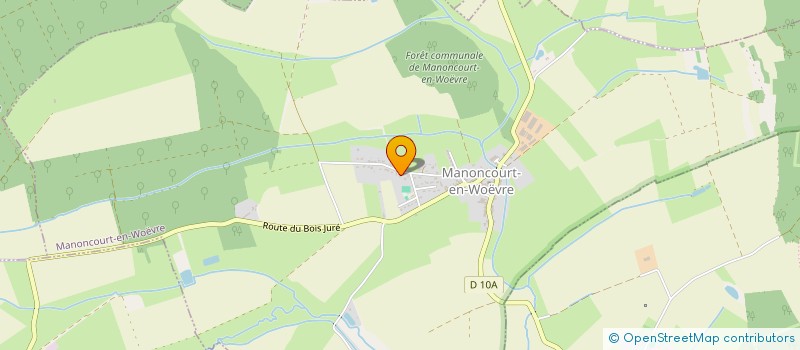 localisation de l'entreprise AJ IMMO  MANONCOURT-EN-WOEVRE