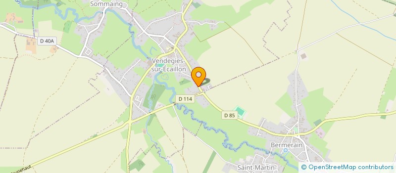 localisation de l'entreprise AJ IMMOBILIER  VENDEGIES-SUR-ECAILLON