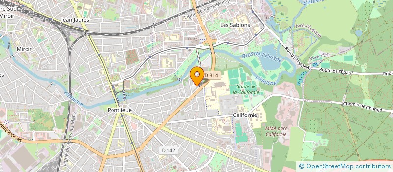 localisation de l'entreprise AJ IMMOBILIER  LE MANS