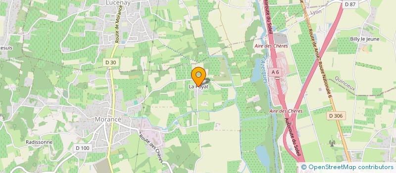 localisation de l'entreprise AJ IMMOBILIER  MORANCE