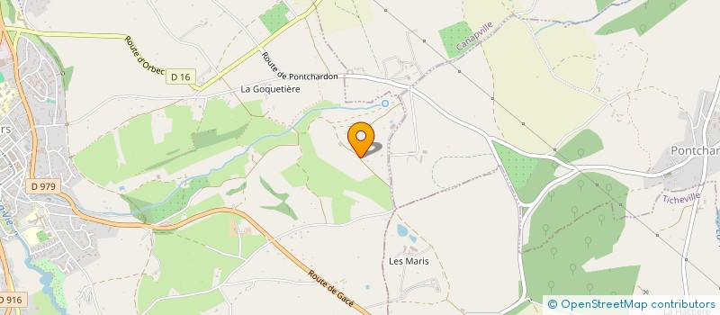 localisation de l'entreprise AJ INVEST à VIMOUTIERS