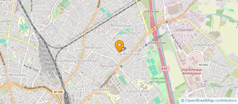 localisation de l'entreprise AJ INVEST IMMO  TOULOUSE