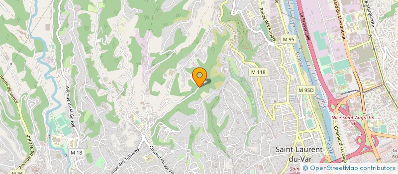 localisation de l'entreprise AJ JARDIN à CAGNES-SUR-MER