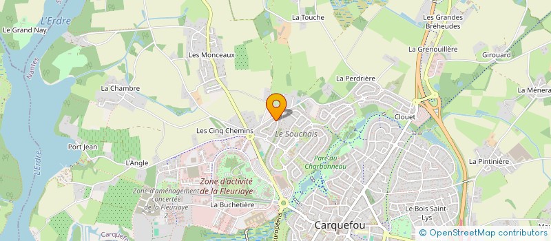 localisation de l'entreprise AJ LAC à CARQUEFOU