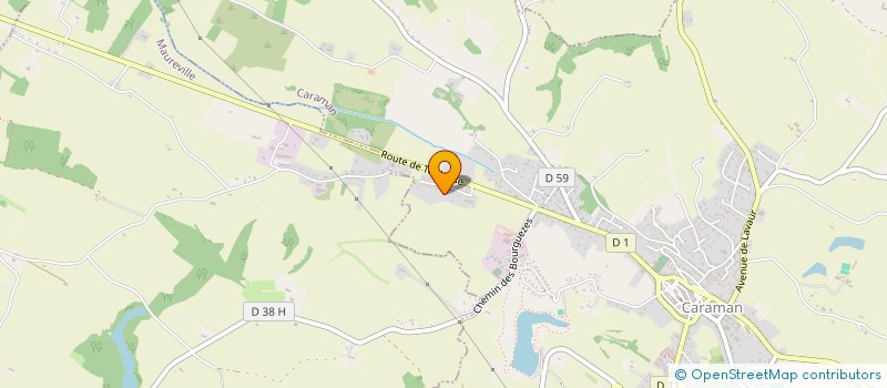 localisation de l'entreprise AJ LE COLOMBIER à CARAMAN