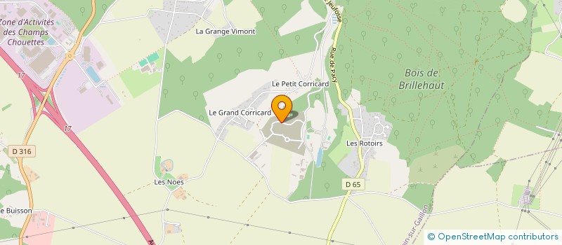 localisation de l'entreprise AJ LES MALMEU  SAINT-AUBIN-SUR-GAILLON