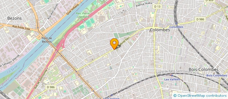 localisation de l'entreprise AJ LOCATIONS à COLOMBES