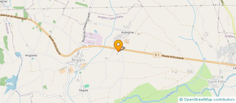 localisation de l'entreprise AJ'M LE 12  RIGNAC