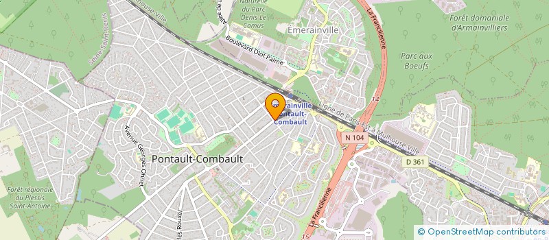 localisation de l'entreprise AJ MARKET à PONTAULT-COMBAULT