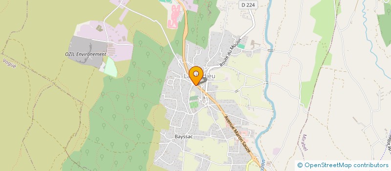 localisation de l'entreprise AJ MENUISERIE  LAVILLEDIEU