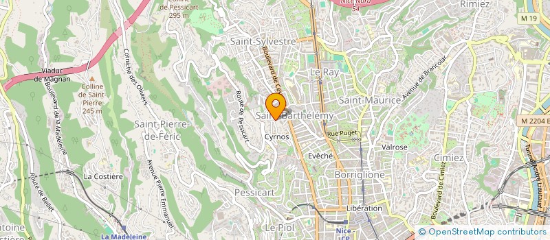 localisation de l'entreprise AJ MICRO à NICE