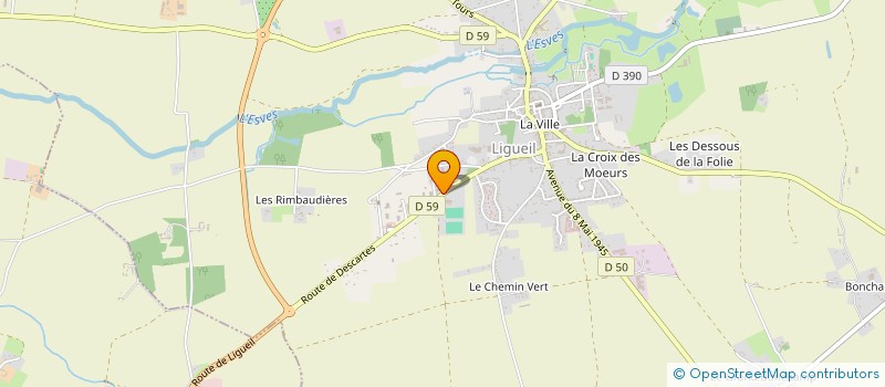 localisation de l'entreprise AJ MOTOCULTURE  LIGUEIL