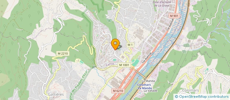 localisation de l'entreprise AJ MOTORSCAR à CARROS